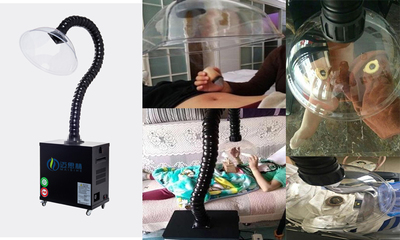 艾灸消煙抽煙機美容艾灸煙霧凈化處理器